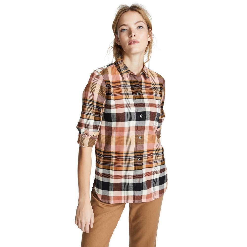 Madewell Classic Ex-Boyfriend Shirt in Seconda Plaid